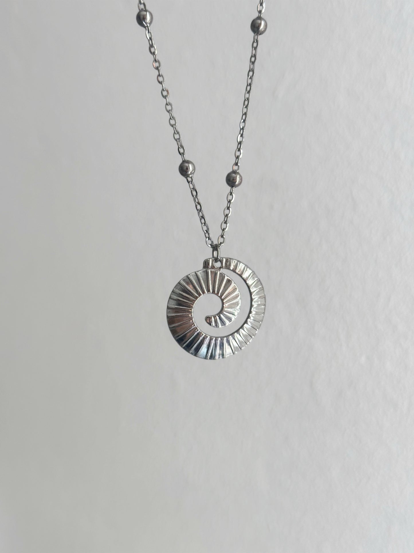 Collier Spiral silver