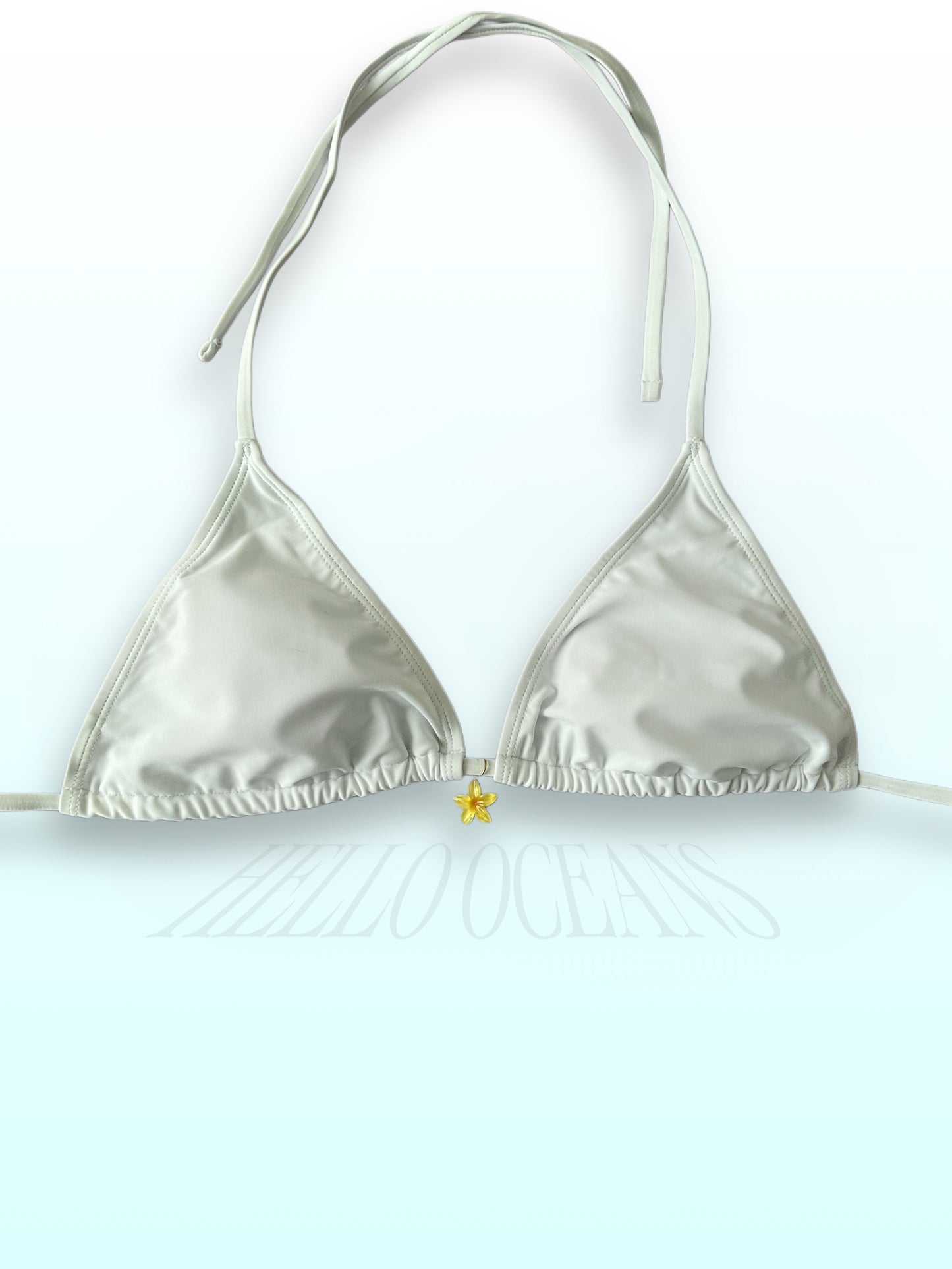 Haut de maillot de bain blanc