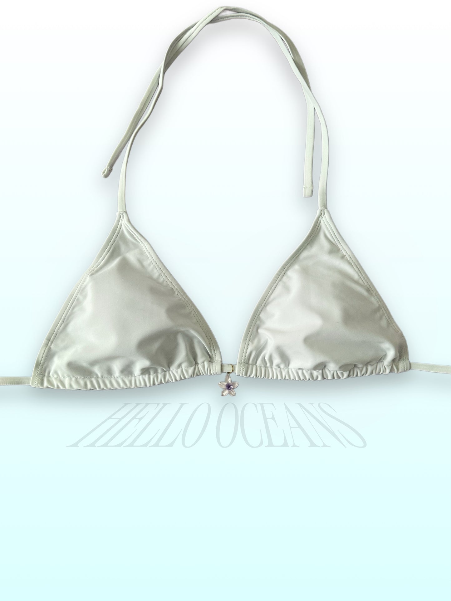 Haut de maillot de bain blanc
