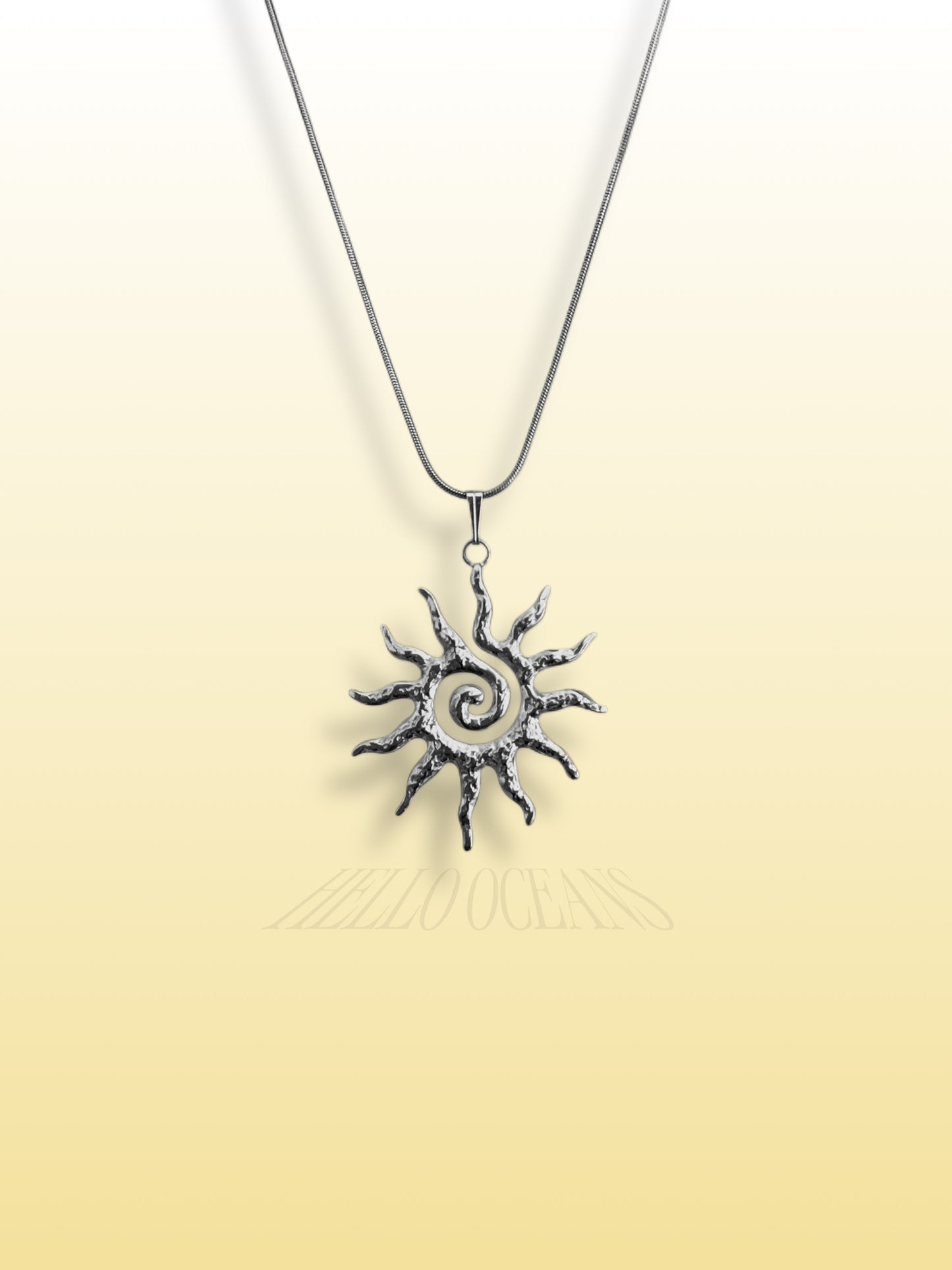 Collier Soleil Spirale