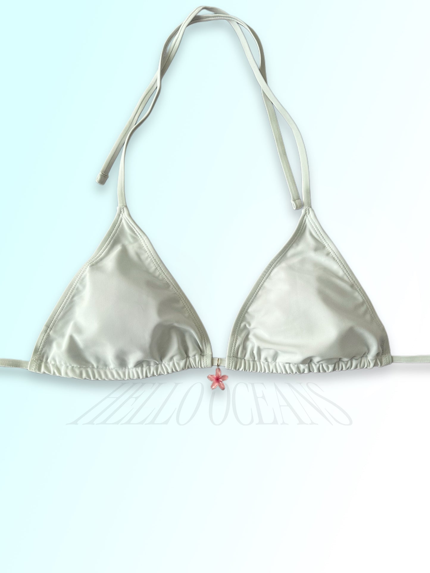 Haut de maillot de bain blanc