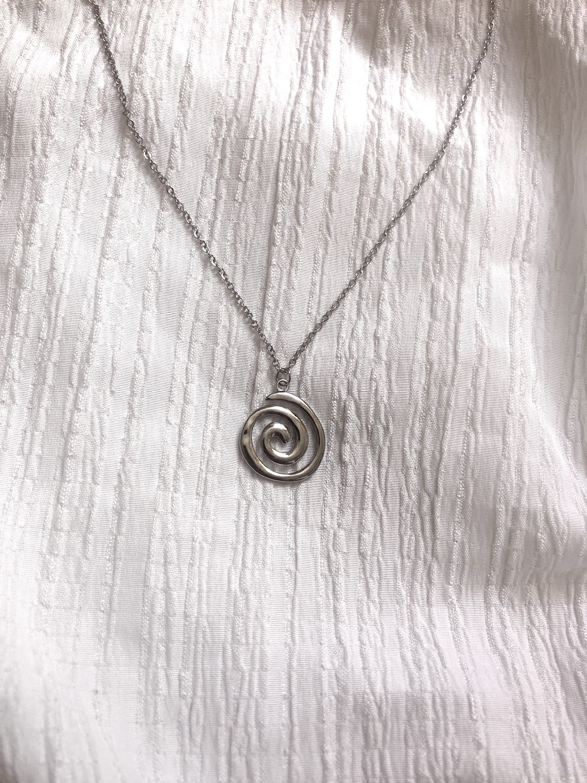 Collier Ada Spirale Argenté