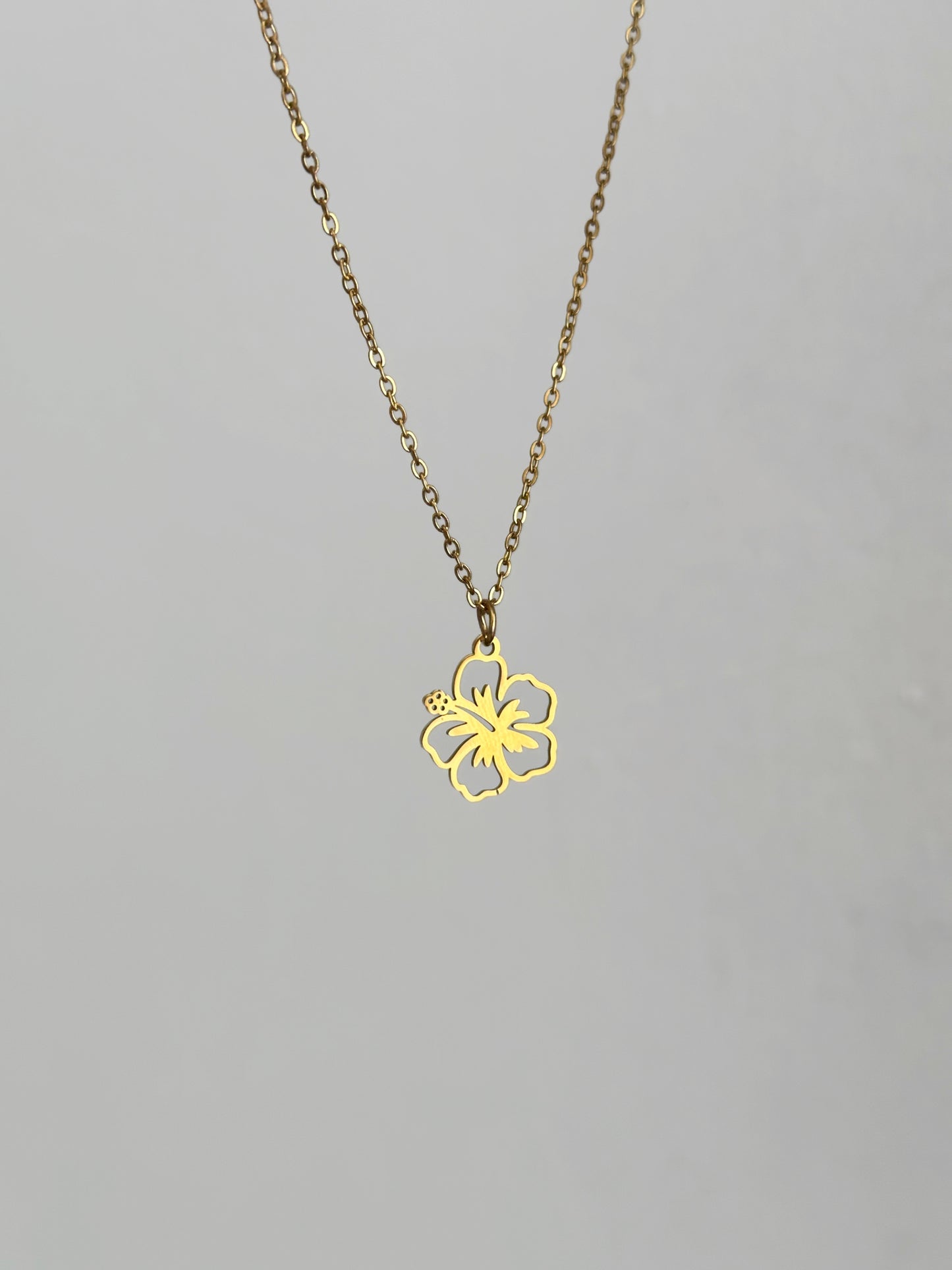 Collier Fleur Hibiscus