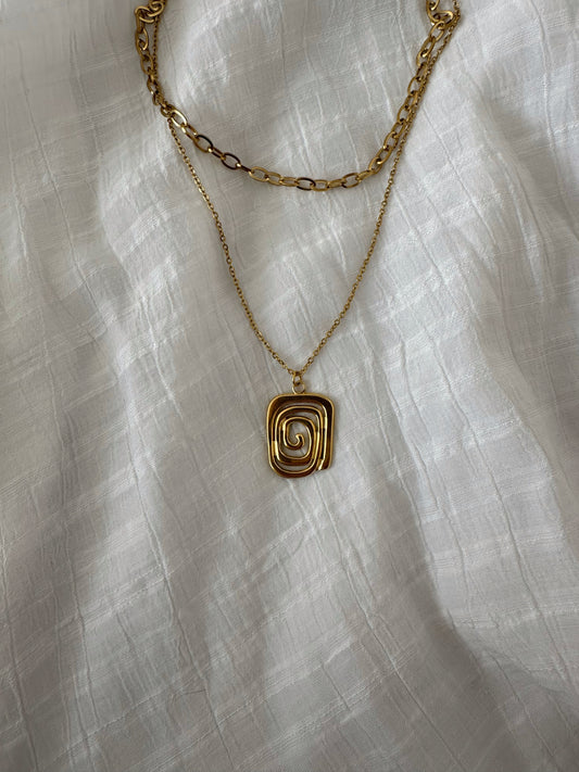 Collier Hera spirale