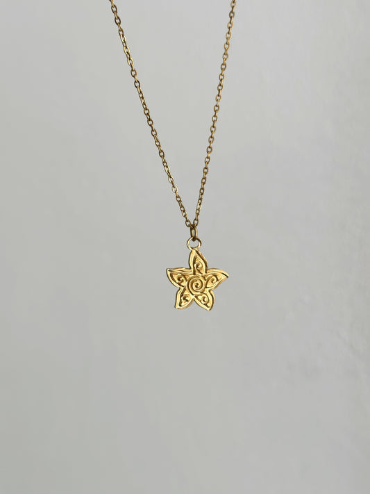 Collier Fleur Spirale