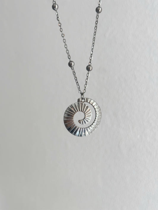 Collier Spiral silver